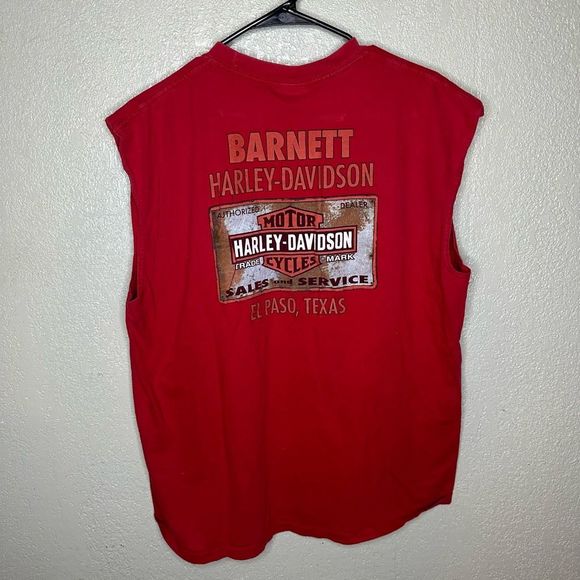 Harley Davidson Cut-Off Shirt Tank Top Size XL - Picture 3 of 7